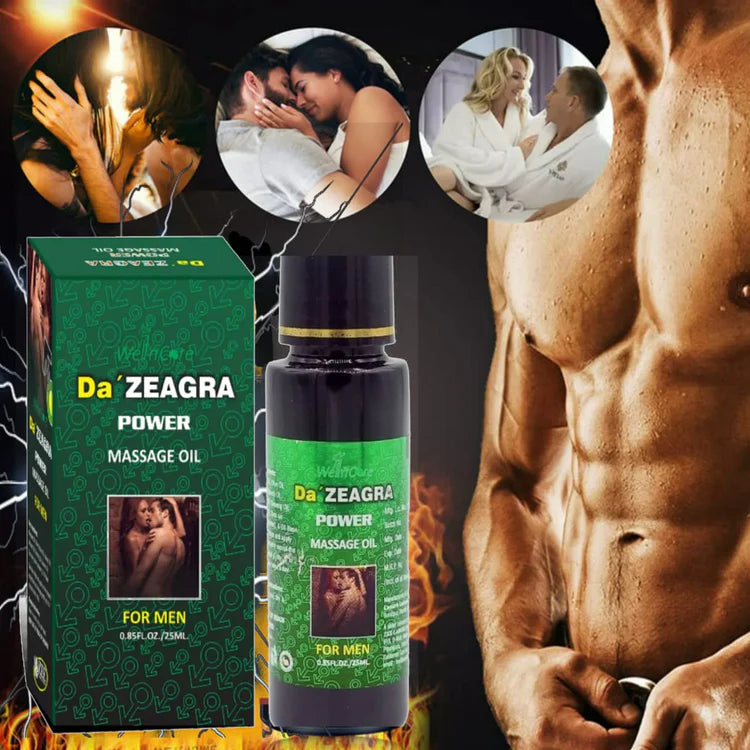 DA ZEARBAL POWER MASSAGE OIL - NEW FORMULA (Secrete Packing)